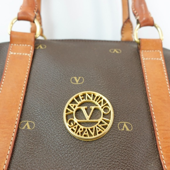 Valentino Garavani VTG Les Sac Weekender Bag Large Logo Monogram Travel ITALY - Picture 13 of 16